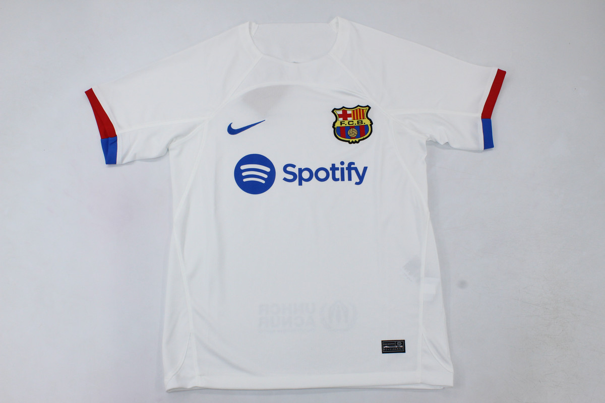 AAA Quality Barcelona 23/24 Away White Soccer Jersey